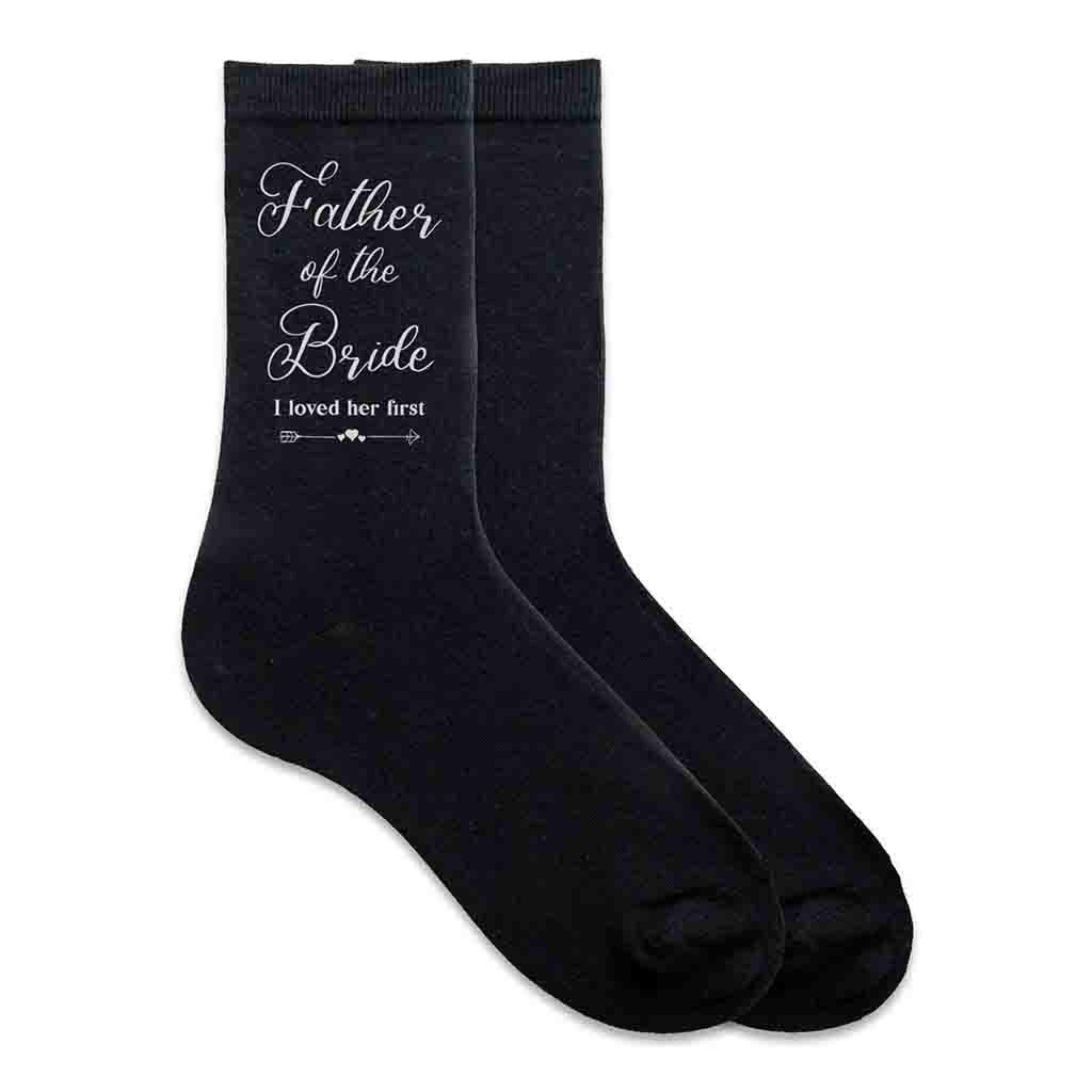 Fun Wedding socks for the Father of the Bride