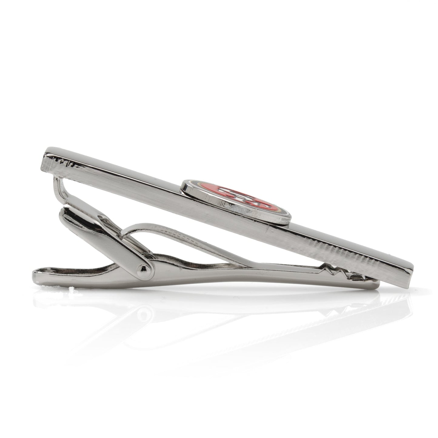 San Francisco 49ers tie clip Niners fan wedding gift detail view 3
