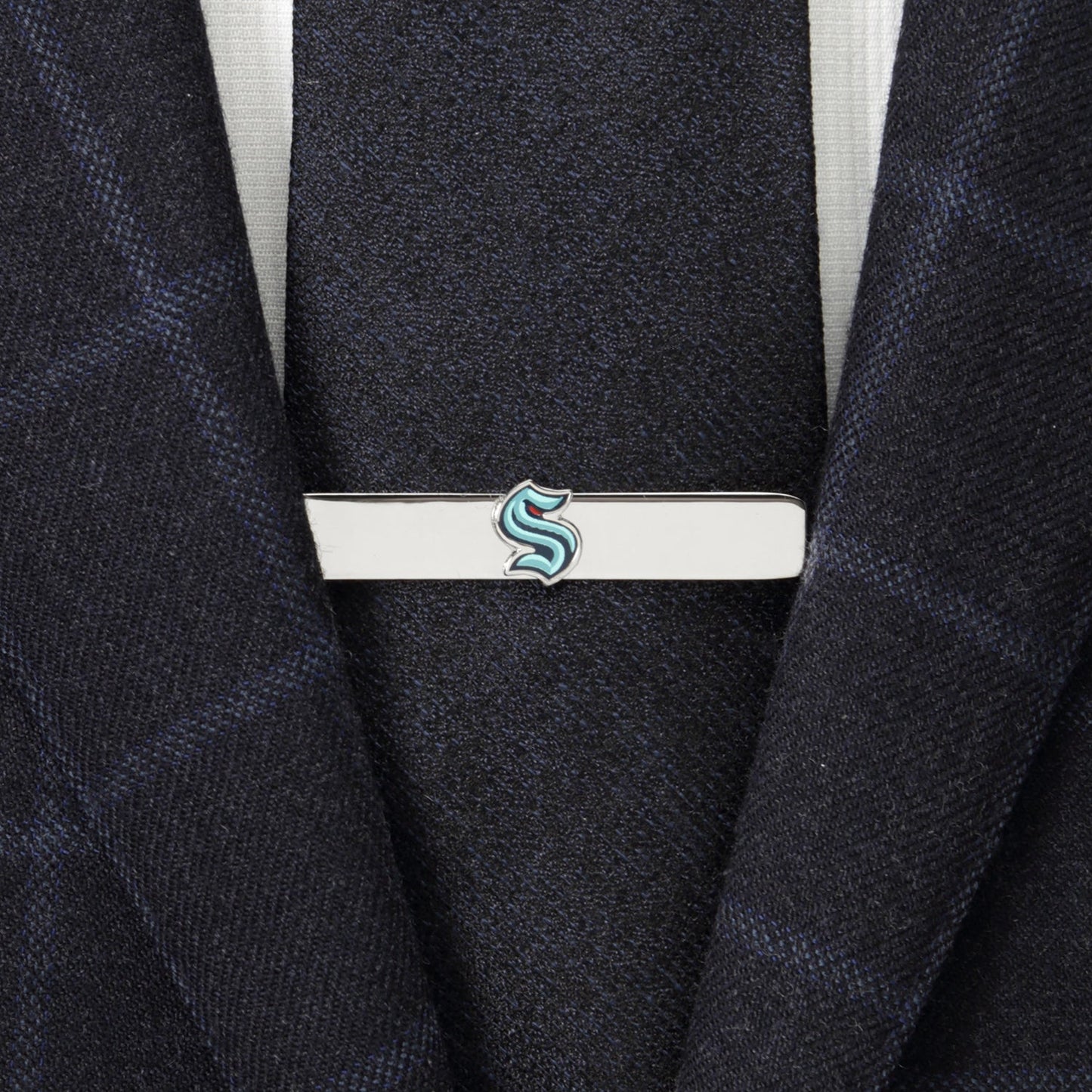 Seattle Kraken cufflinks gift packaging, NHL fan gift for him