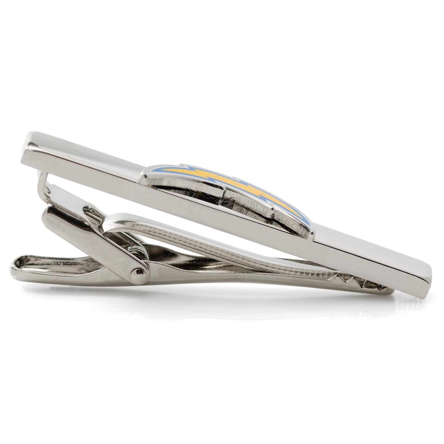Los Angeles Chargers tie clip wedding party gift detail view 3