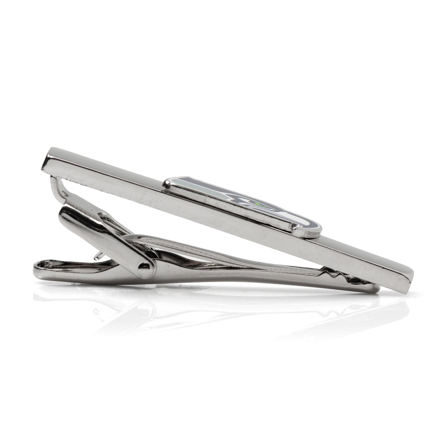 Seattle Seahawks tie clip 12s fan wedding party gift detail view 3