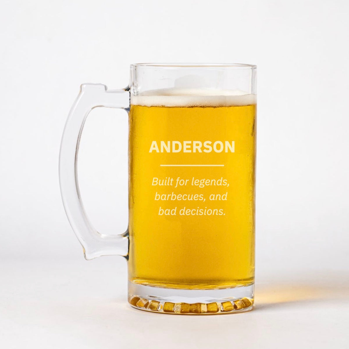 Engraved 25oz Beer Mug