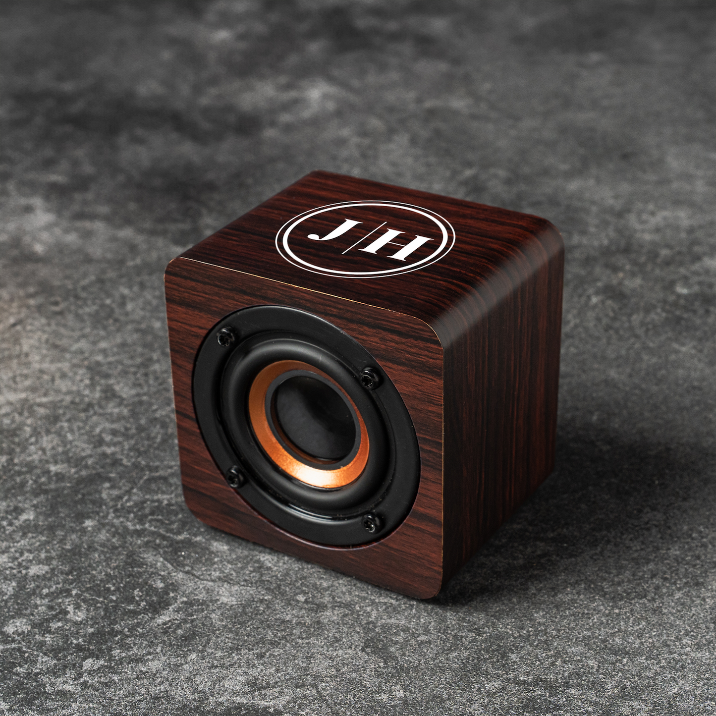 Reserve Collection Bluetooth speaker close-up, bachelor party gift