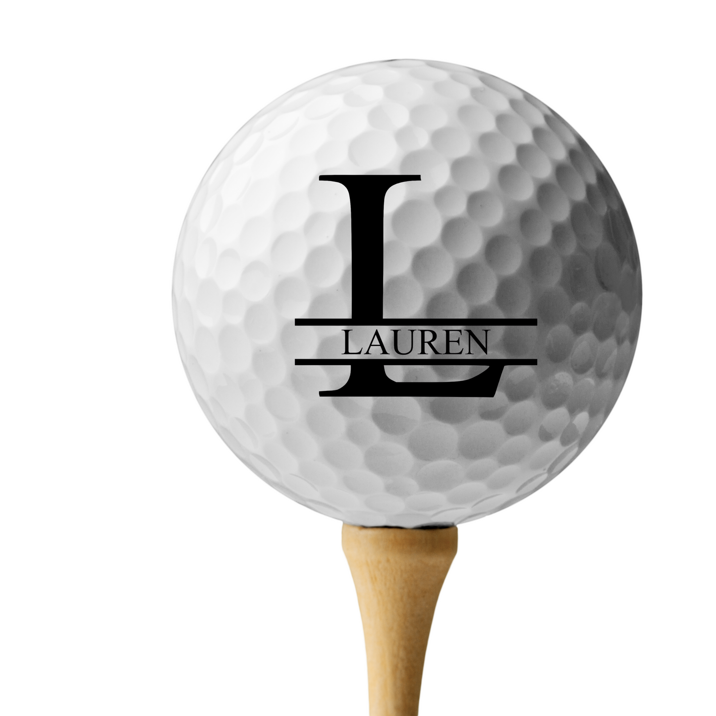 Monogrammed golf balls in set - groomsmen golf gift