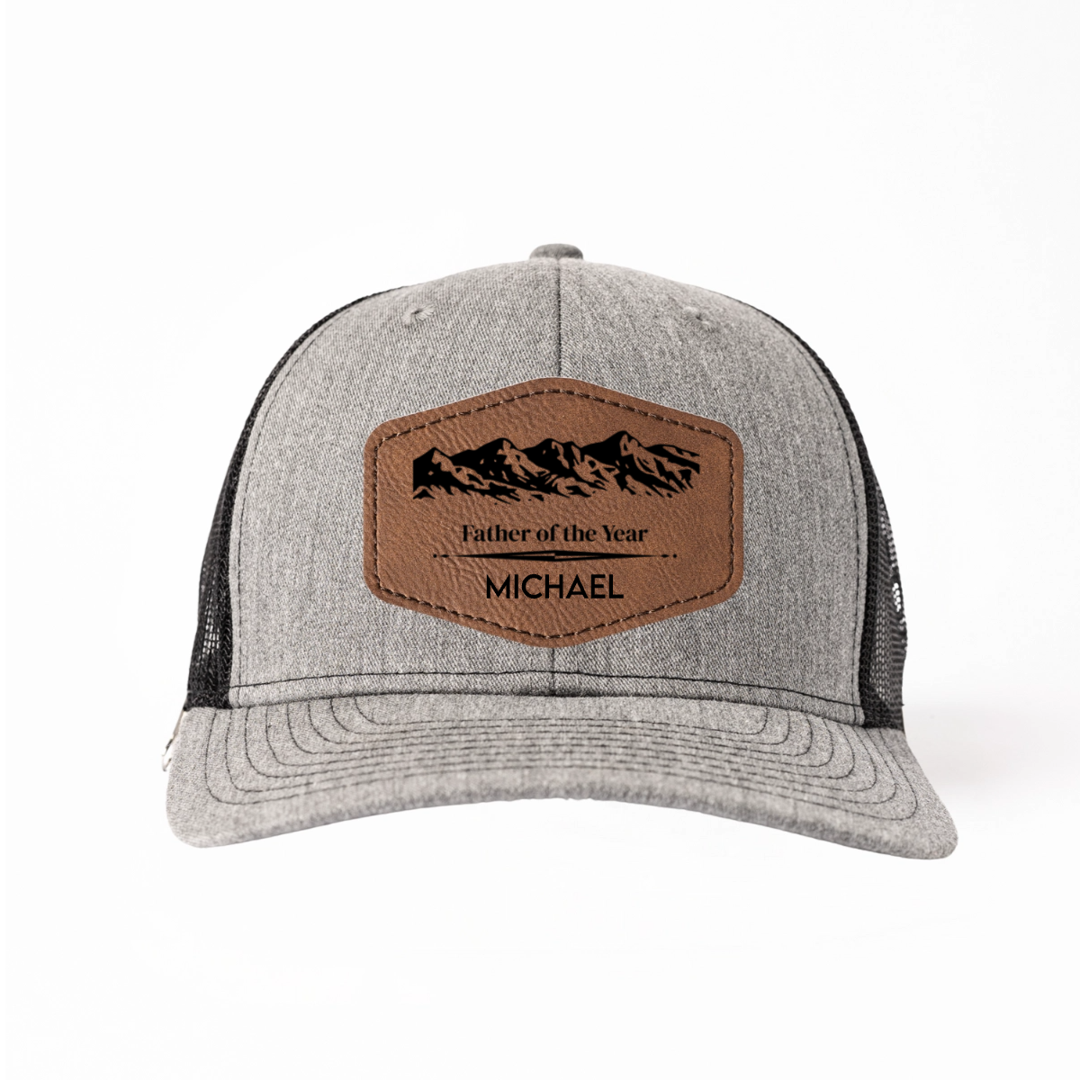 Personalized Dad Trucker Hat with Patch
