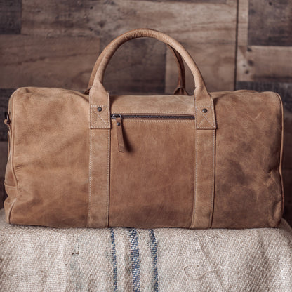 Full Grain Leather Weekender Bag&