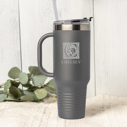 40oz tumbler with leak-proof lid - travel tumbler gift