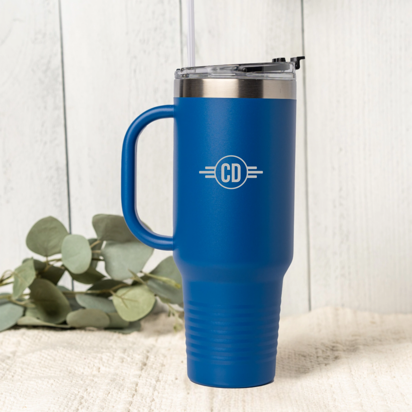 40oz tumbler lifestyle shot - groomsmen drinkware gift