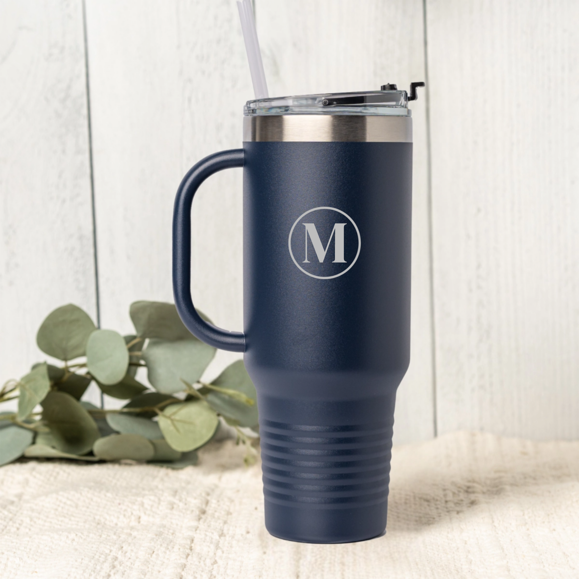 Engraved 40oz Tumbler in Maroon - custom 40oz tumbler