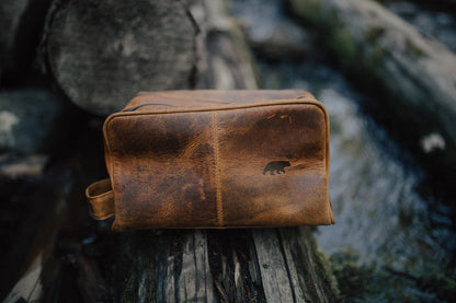 Buffalo Leather Dopp - LG