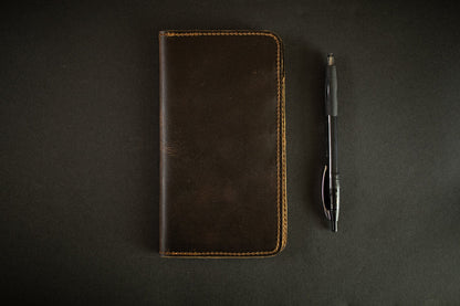 Leather Checkbook Wallet