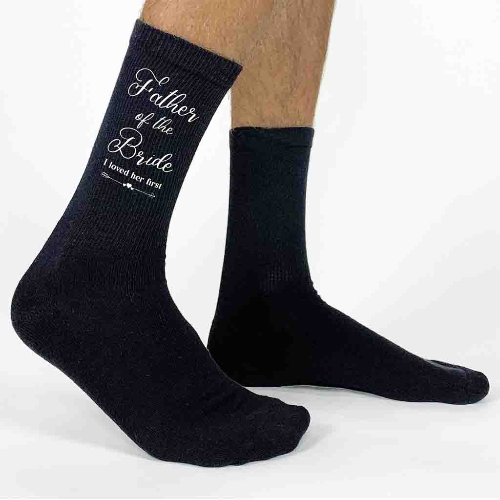 Fun Wedding socks for the Father of the Bride