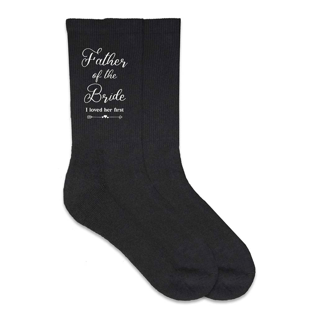 Fun Wedding socks for the Father of the Bride