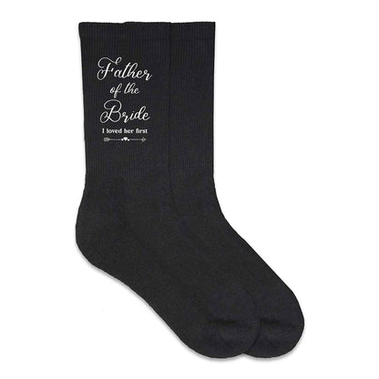 Fun Wedding socks for the Father of the Bride