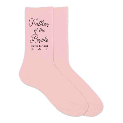 Fun Wedding socks for the Father of the Bride