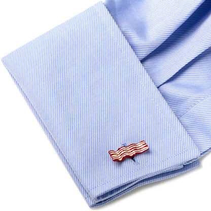 Bacon and Eggs Breakfast Cufflinks