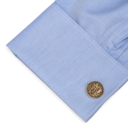 California Seal Embossed Cufflink