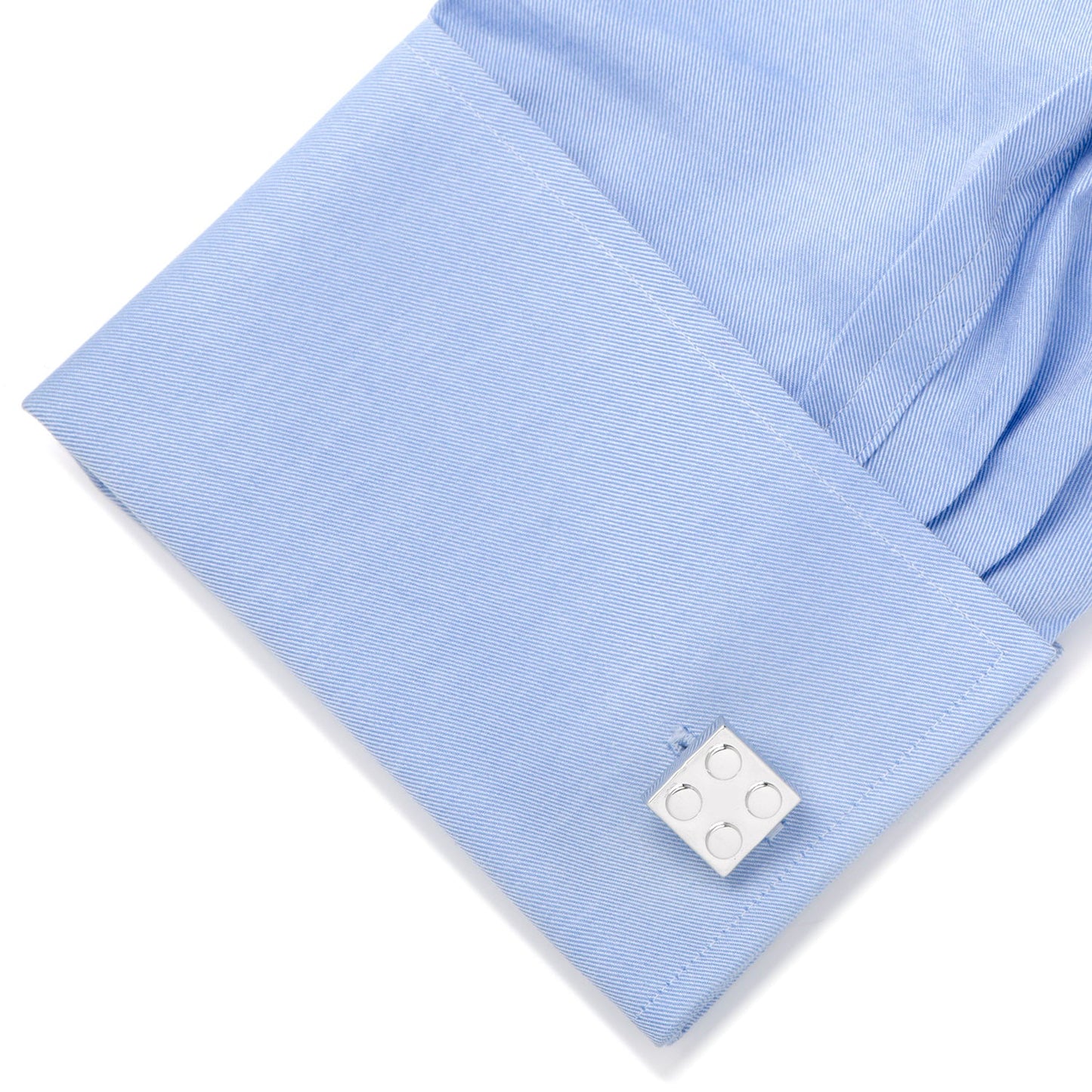 Silver Building Block Cufflinks