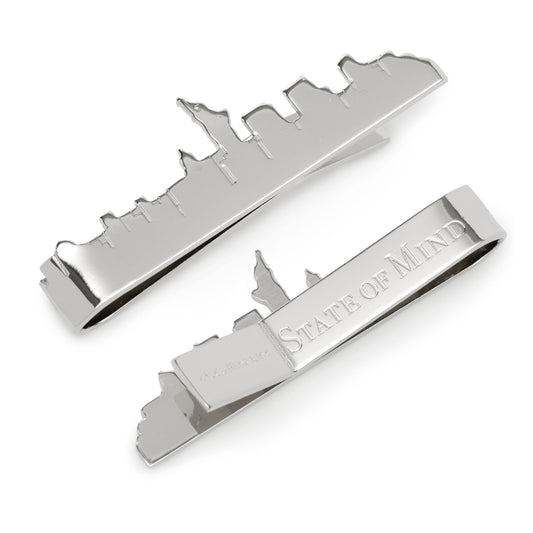 New York Skyline Tie Bar - personalized groomsmen gift