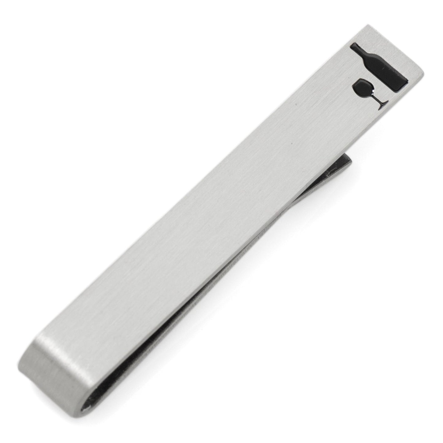 Wine Snob hidden message tie bar birthday gift for him