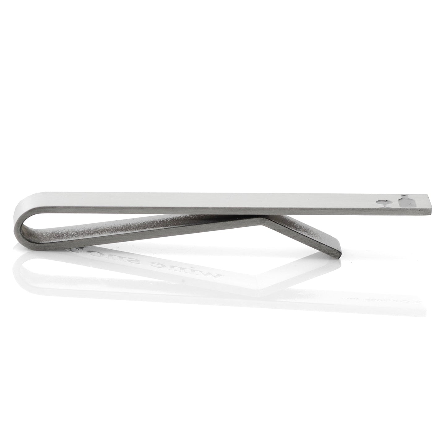 Wine Snob tie bar back detail sommelier gift for him