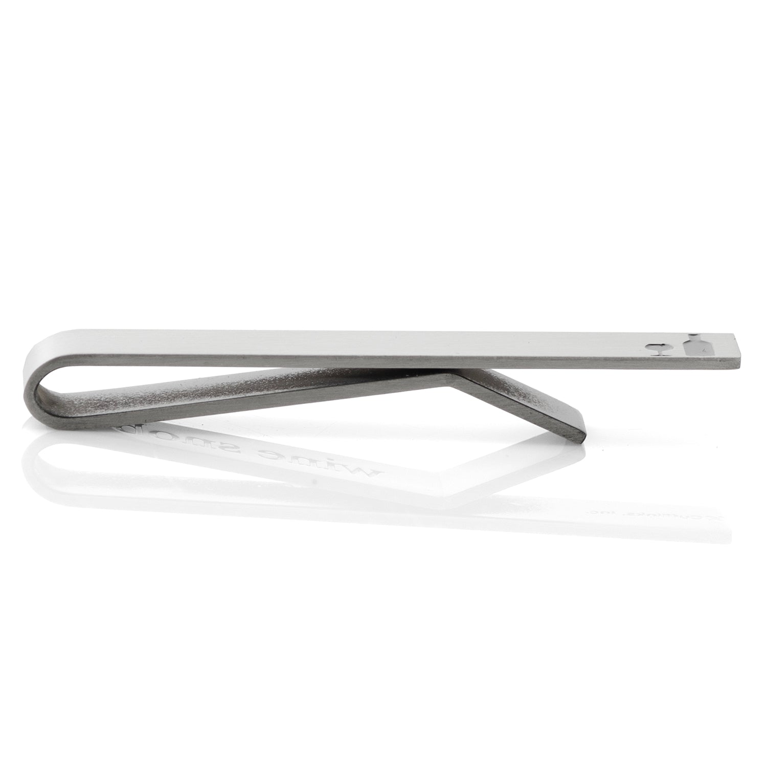 Wine Snob tie bar back detail sommelier gift for him