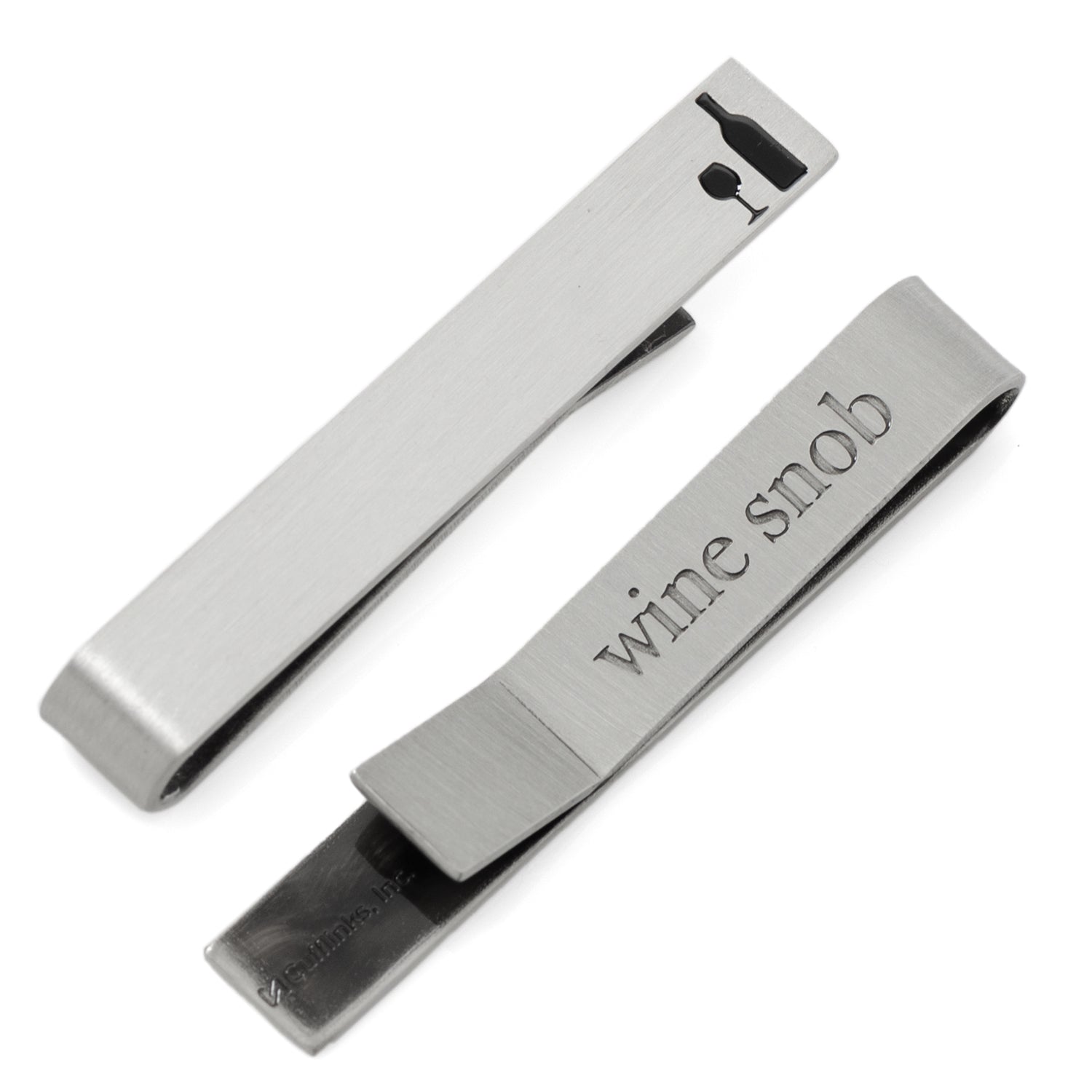 Wine Snob Tie Bar - gift for him wine lover