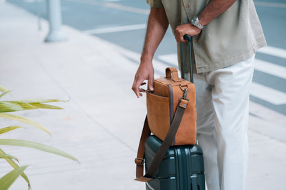 Kenai Leather CPAP Travel Bag