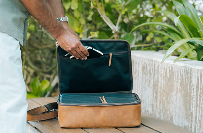 Kenai Leather CPAP Travel Bag