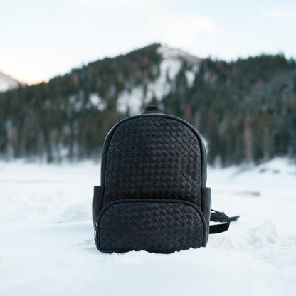Mini Woven Backpack
