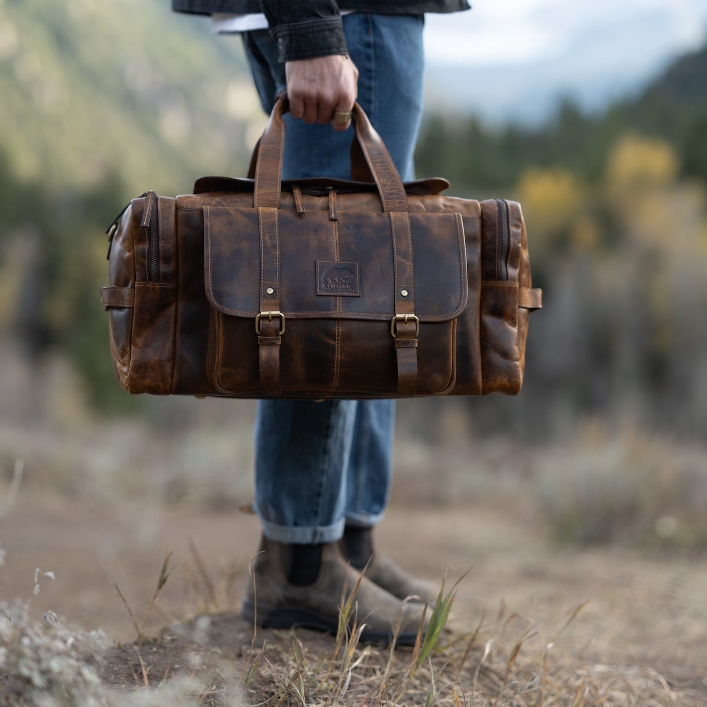 Leather Wasatch Duffel