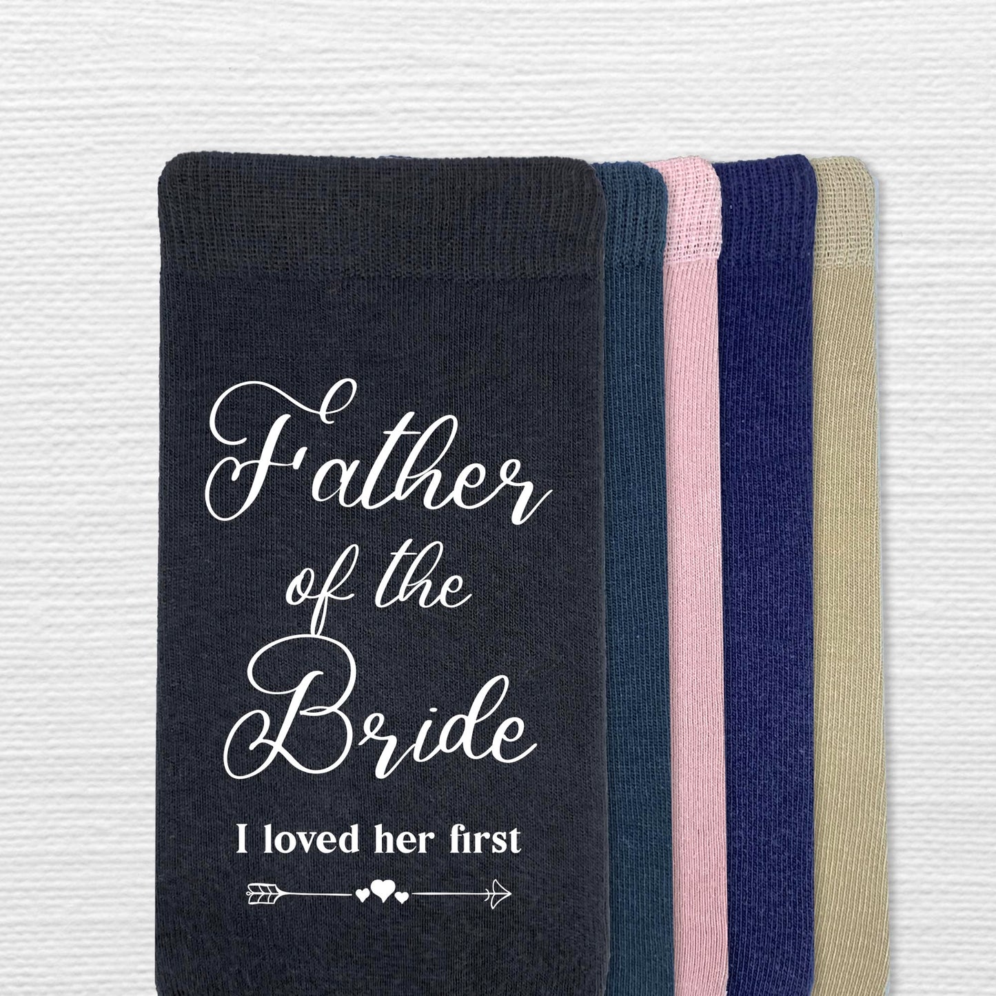 Fun Wedding socks for the Father of the Bride