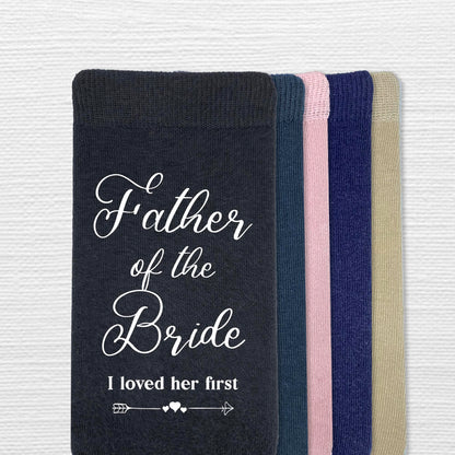 Fun Wedding socks for the Father of the Bride