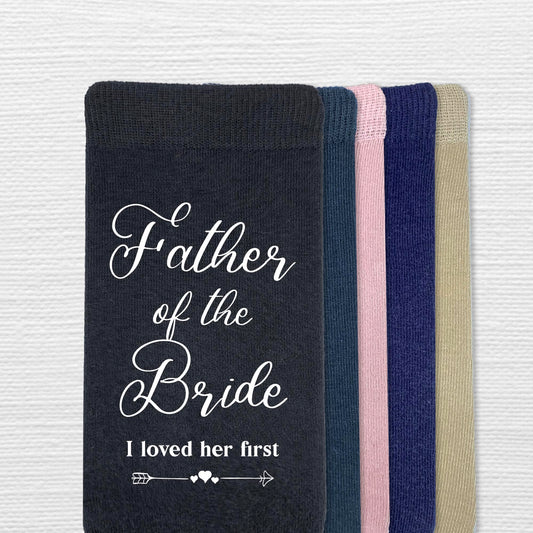 Fun Wedding socks for the Father of the Bride