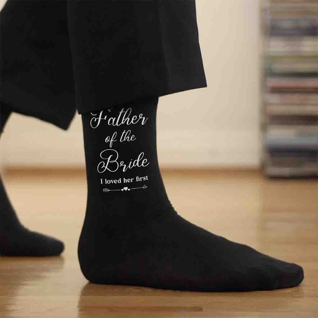 Fun Wedding socks for the Father of the Bride