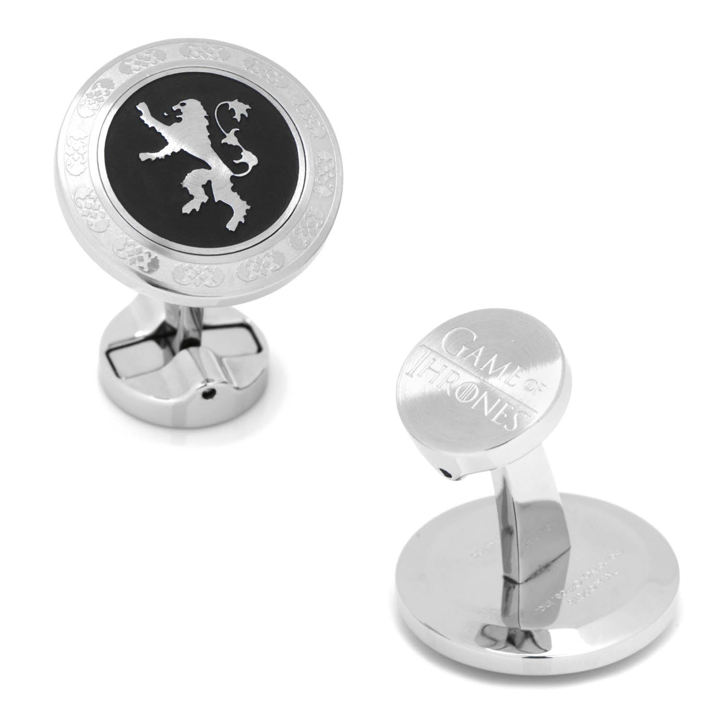 Game of Thrones Lannister Filigree Stainless Steel Cufflinks - fan gift for him