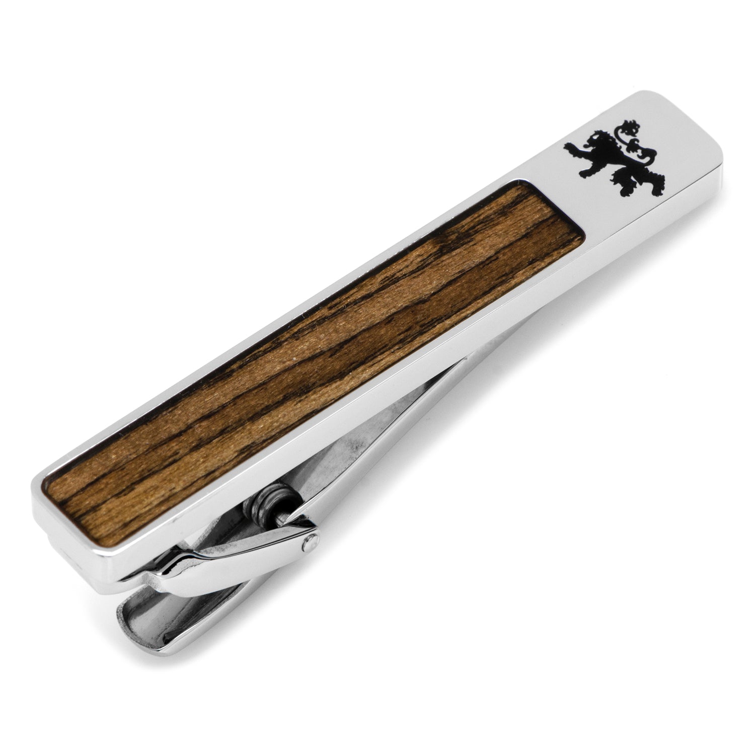 Game of Thrones Lannister Inlaid Wood Tie Clip - fan gift for him