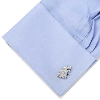 Game of Thrones Stark Direwolf Sigil Cufflinks