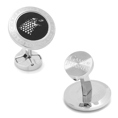 Game of Thrones Stark Filigree Stainless Steel Cufflinks - fan gift for him