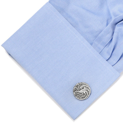 Game of Thrones Targaryen Three Headed Dragon Sigil Cufflinks