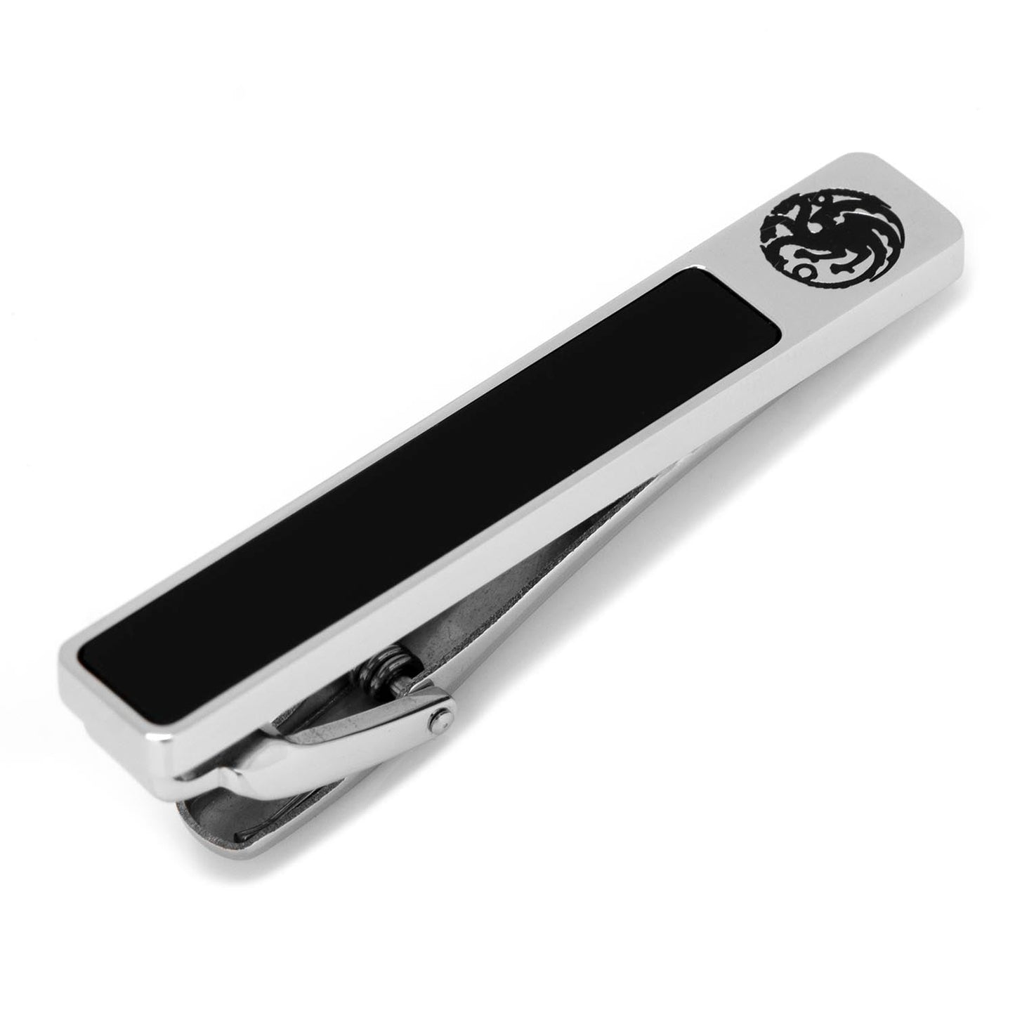 Game of Thrones Targaryen Onyx Tie Clip - fan gift for him