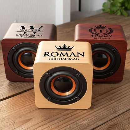 Personalized Groomsmen Bluetooth Speaker