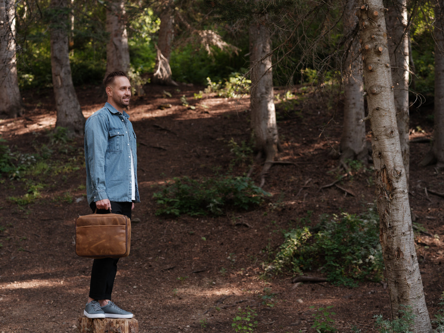 Kenai Leather CPAP Travel Bag