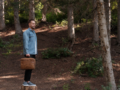 Kenai Leather CPAP Travel Bag