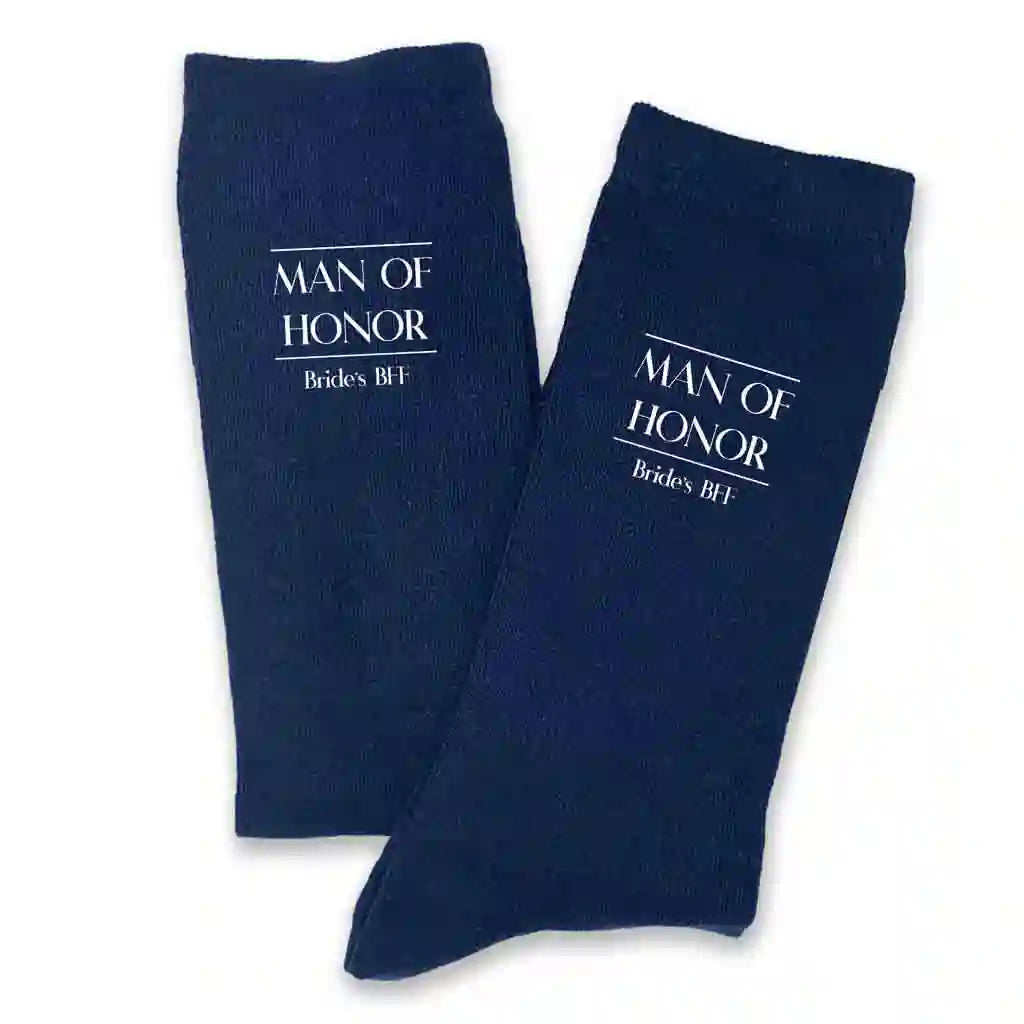 Classic Wedding Role Socks with Funny Sayings