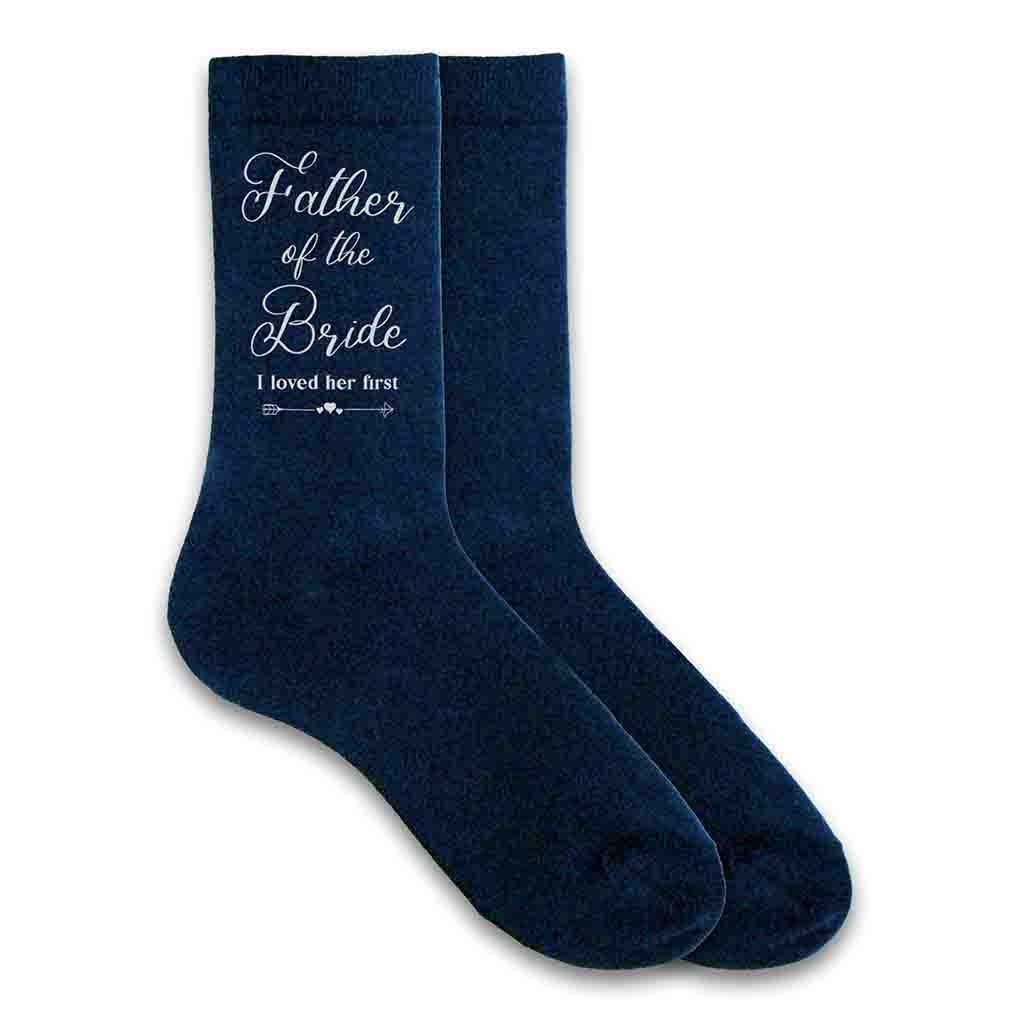 Fun Wedding socks for the Father of the Bride