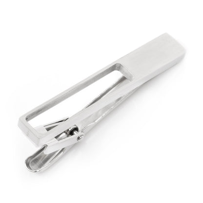 Die Cut Metal Stainless Steel Tie Clip - personalized groomsmen gift