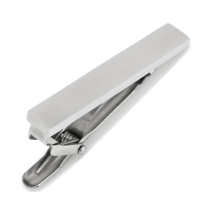 Stainless Steel Polished Tie Clip - personalized groomsmen gift
