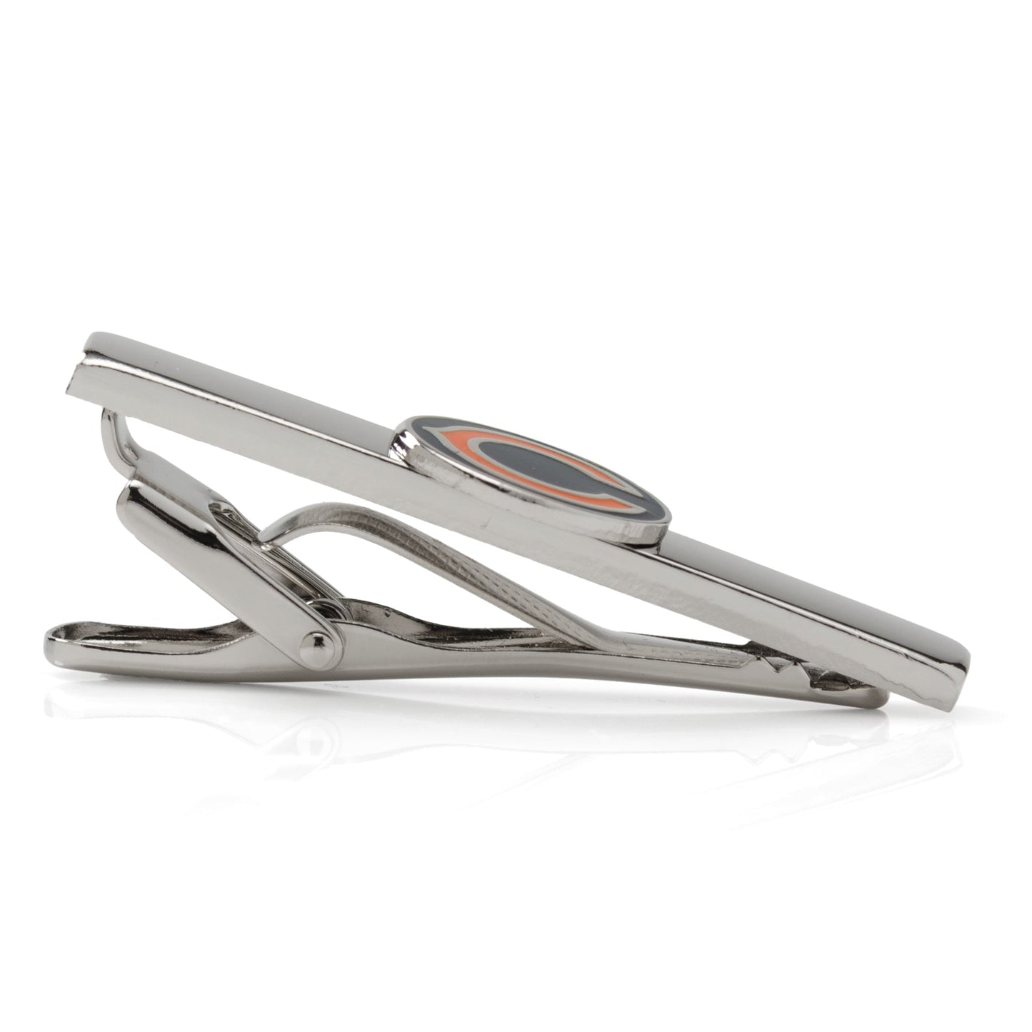 Chicago Bears tie clip wedding party gift detail view 3