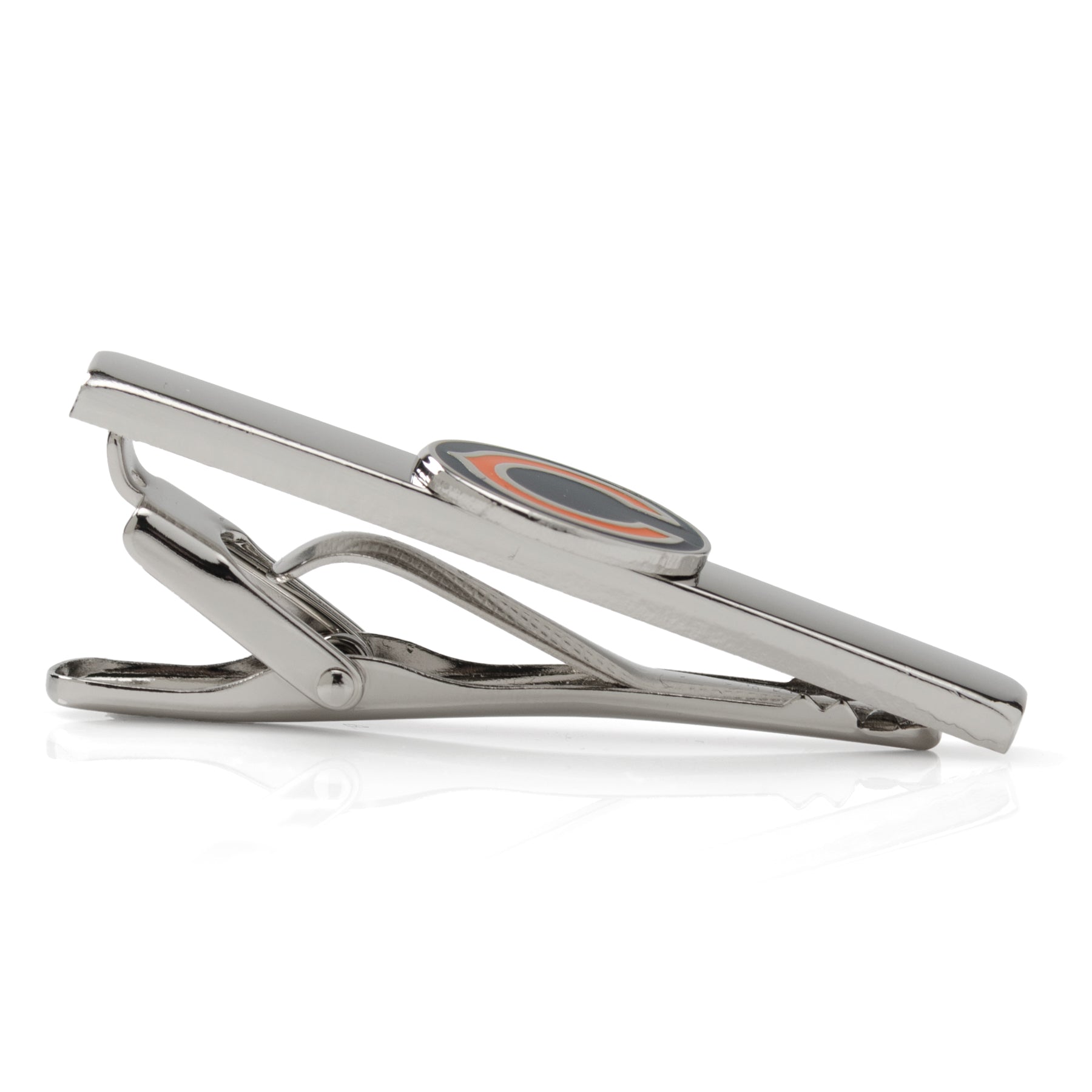 Chicago Bears tie clip wedding party gift detail view 3